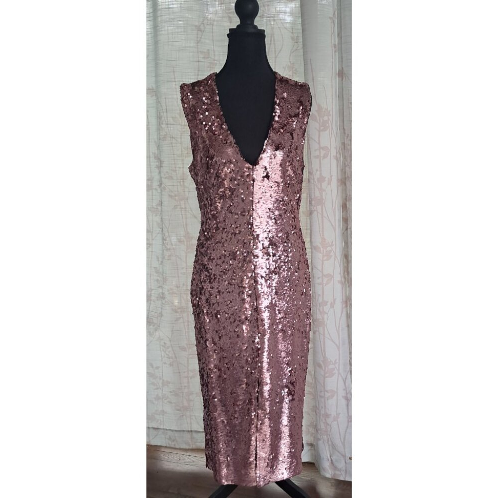 H&M Reversible Sequin Dress